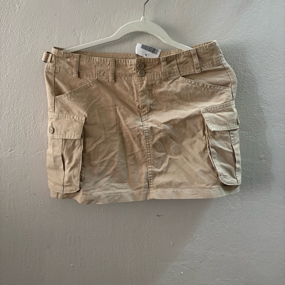 Brandy Melville Beige Cargo Mini Skort